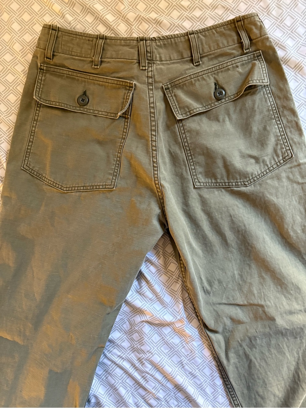 Imogene + Willie Blake Military Trousers in Olive Women’s Size M 31” Waist - Picture 2 of 14